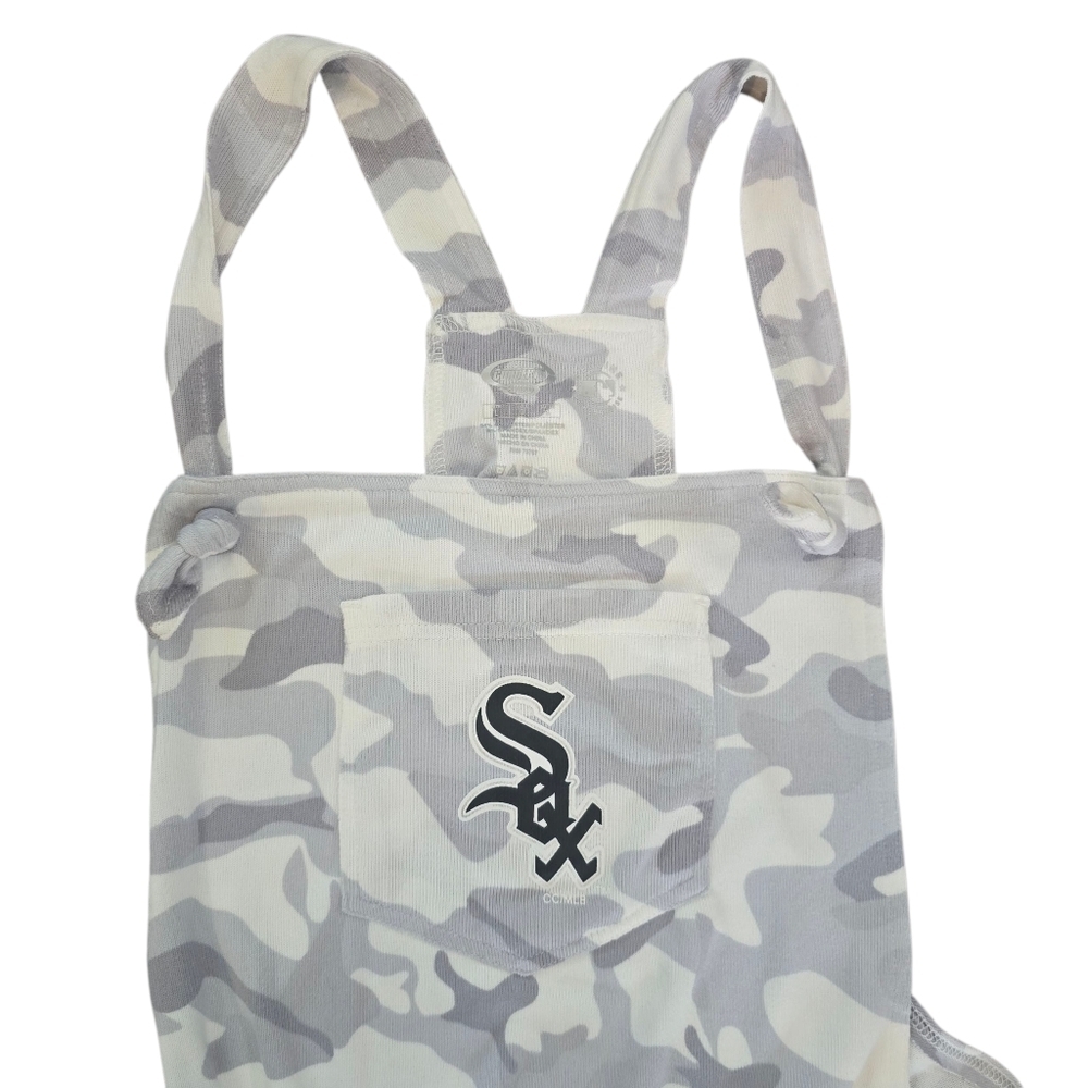 NWT Chicago White Sox Concepts Sport Women's Camo Romper Overalls Gray Large - Picture 7 of 13